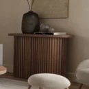 PUDGY – Mid Century Oval Shape Console Table