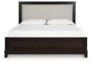 LVARA – Retro Style Dark Brown Bedroom Set