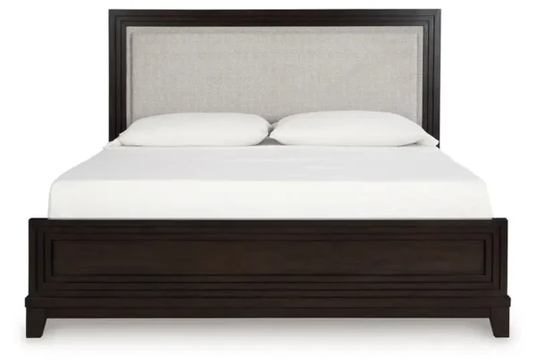 LVARA – Retro Style Dark Brown Bedroom Set